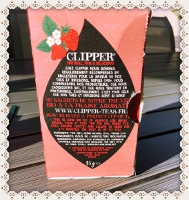 Ingrédient thé vert fraise CLIPPER